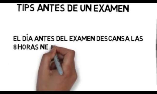 Embedded thumbnail for Tips antes de un examen